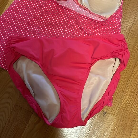 Lands’ End 2 Piece Pink Tankini - 8 - Excellent Condition - Picture 5 of 6